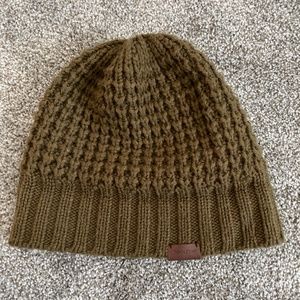 Pendleton Knit Beanie, Olive Green